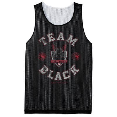 Team Black Targaryen House Mesh Reversible Basketball Jersey Tank