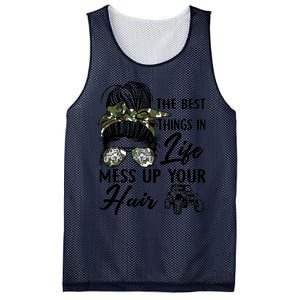 The Best Things In Life Mess Up Your Hair UTV SXS Funny Mesh Reversible Basketball Jersey Tank