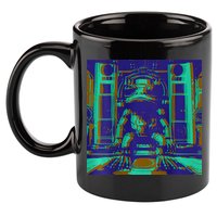Tigua Bass 11oz C Handle Ceramic Mug