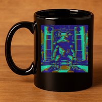 Tigua Bass 11oz C Handle Ceramic Mug