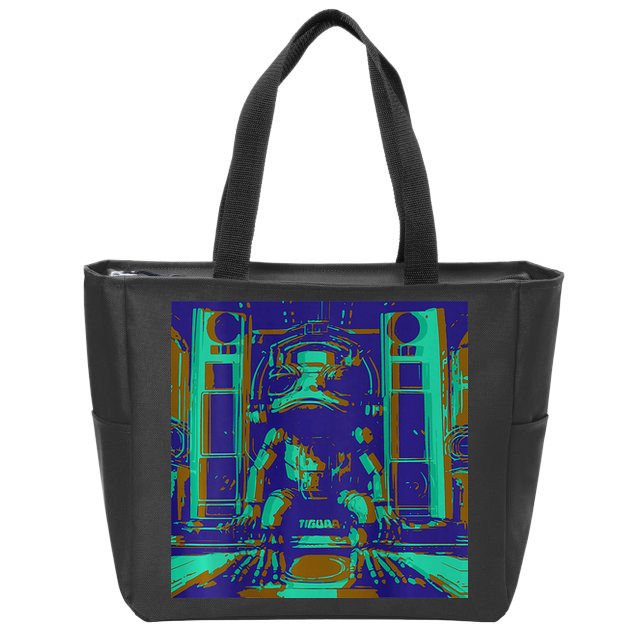 Tigua Bass Zip Tote Bag