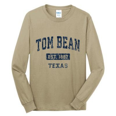 Tom Bean Texas Tx Vintage Established Tall Long Sleeve T-Shirt