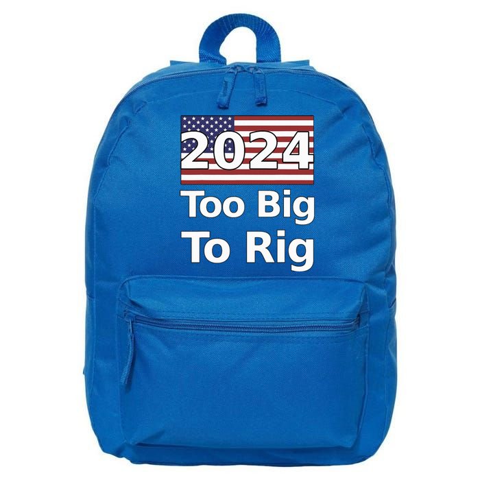 Too Big To Rig 2024 Election 16 in Basic Backpack