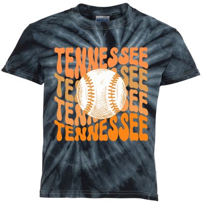 Tennessee Baseball Kids Tie-Dye T-Shirt