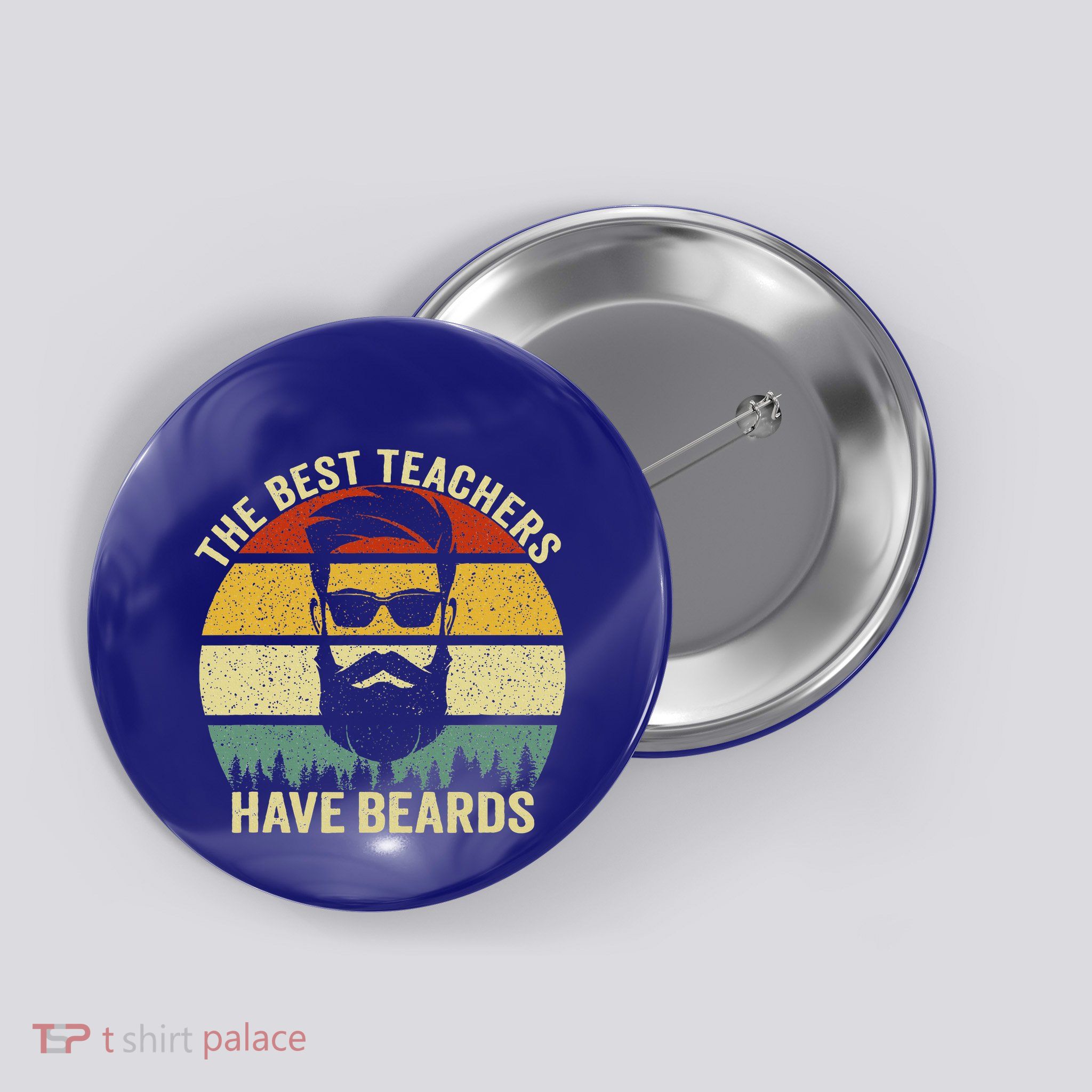 The Best Teachers Have Beards Button