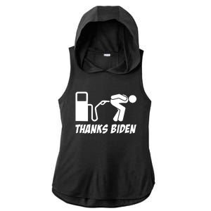 Thanks Biden Ladies PosiCharge Tri-Blend Wicking Draft Hoodie Tank