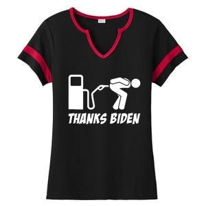 Thanks Biden Ladies Halftime Notch Neck Tee