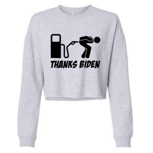 Thanks Biden Cropped Pullover Crew