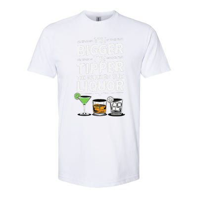 The Bigger The Tipper The Quicker The Liquor Bartender Mixer Softstyle CVC T-Shirt