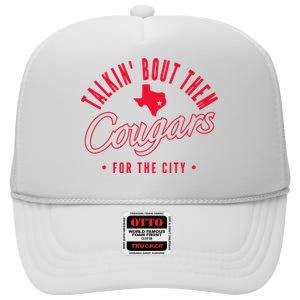 Talkin Bout Them Cougars From The City High Crown Mesh Back Trucker Hat