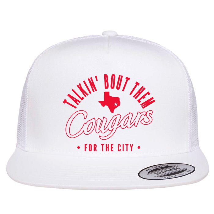 Talkin Bout Them Cougars From The City Flat Bill Trucker Hat