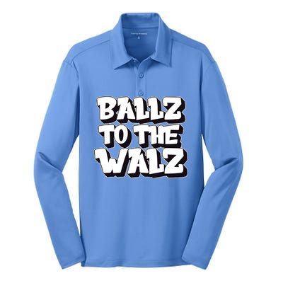 Tyt Ballz To The Walz Silk Touch Performance Long Sleeve Polo