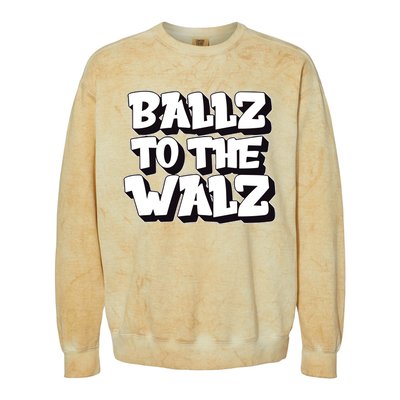 Tyt Ballz To The Walz Colorblast Crewneck Sweatshirt