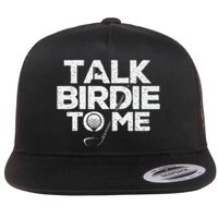 Talk Birdie To Me Golfer Golf Lover Golfing Putter Ball Flat Bill Trucker Hat