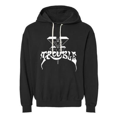 Trouble Band Garment-Dyed Fleece Hoodie