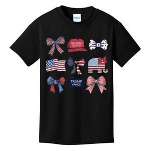 Trump & Bows Trump Vance 2024 Presidential Kids T-Shirt