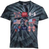 Trump & Bows Trump Vance 2024 Presidential Kids Tie-Dye T-Shirt