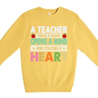 Teacher Back To School Inspiration Premium Crewneck Sweatshirt