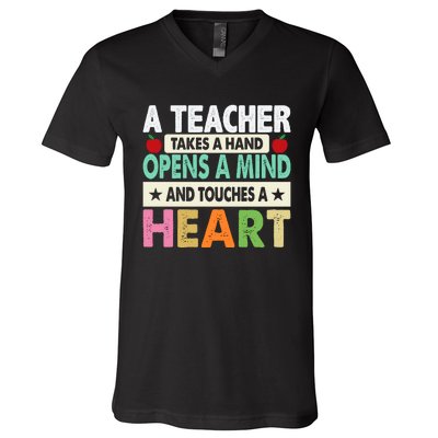 Teacher Back To School Inspiration V-Neck T-Shirt