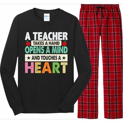 Teacher Back To School Inspiration Long Sleeve Pajama Set