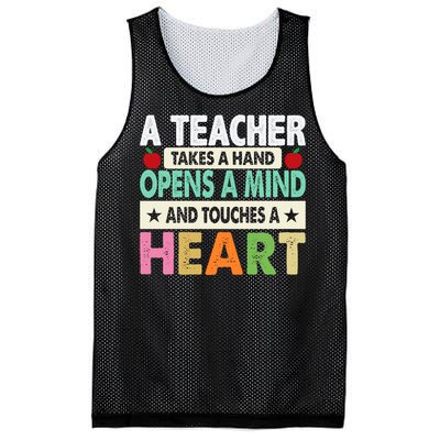 Teacher Back To School Inspiration Mesh Reversible Basketball Jersey Tank