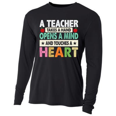 Teacher Back To School Inspiration Cooling Performance Long Sleeve Crew