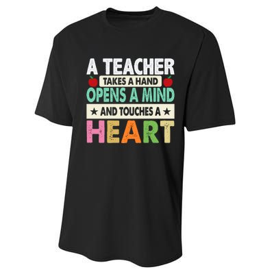 Teacher Back To School Inspiration Performance Sprint T-Shirt