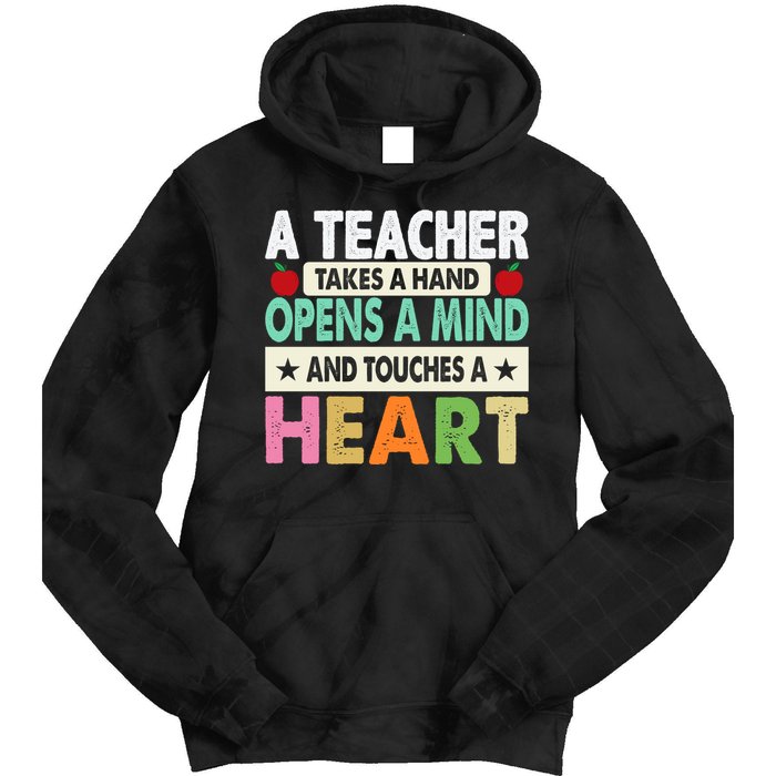 Teacher Back To School Inspiration Tie Dye Hoodie