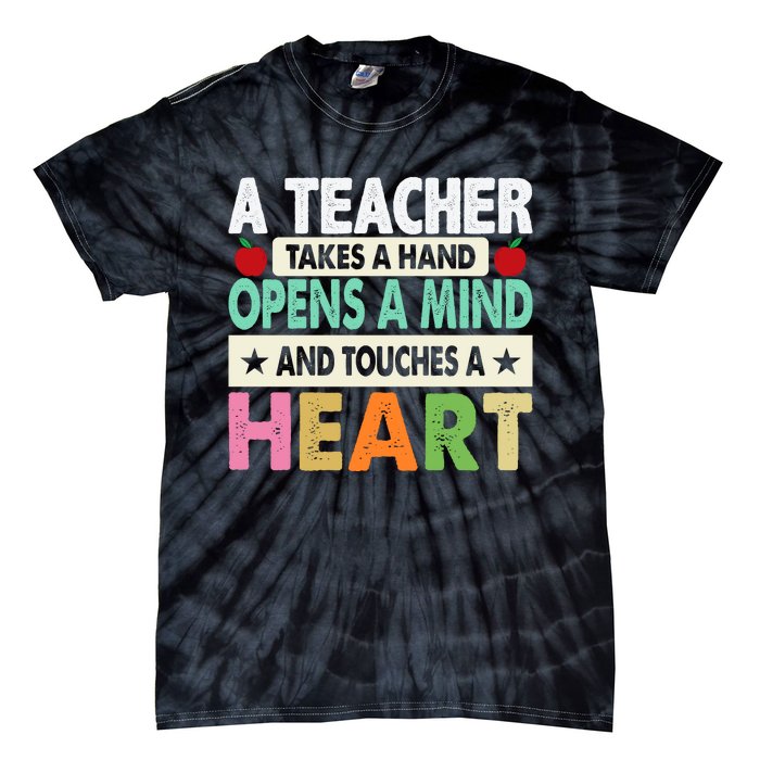 Teacher Back To School Inspiration Tie-Dye T-Shirt