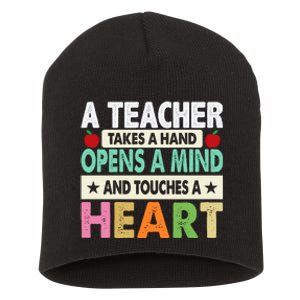 Teacher Back To School Inspiration Short Acrylic Beanie