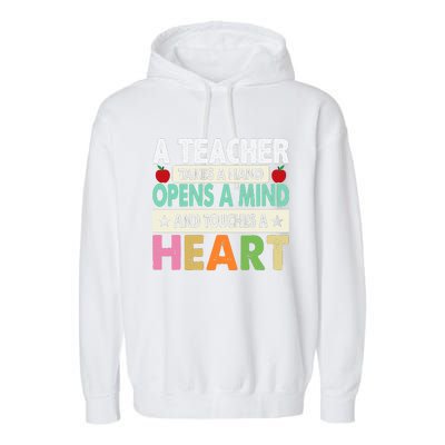 Teacher Back To School Inspiration Garment-Dyed Fleece Hoodie