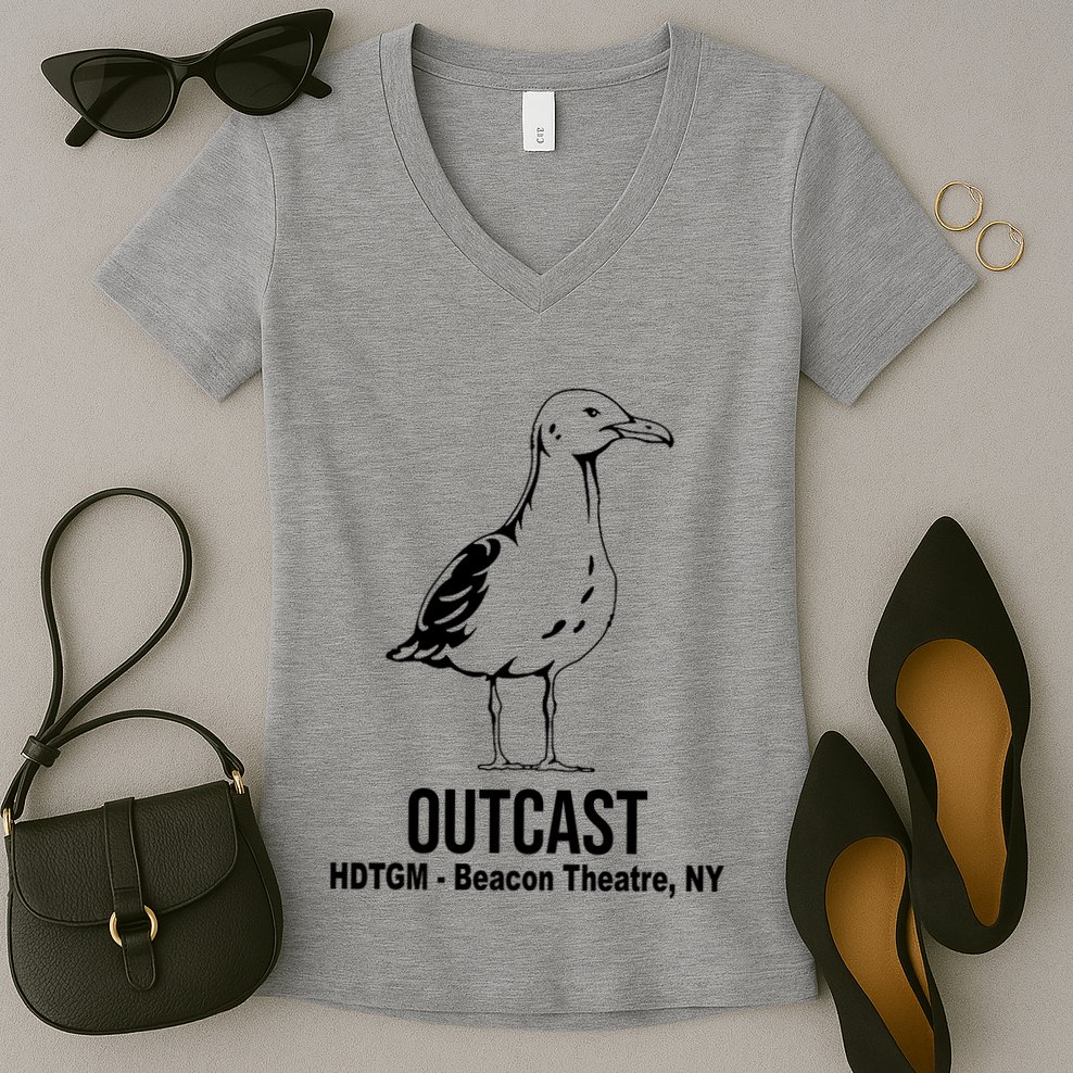 The Beacon Theatre Outcast NYC Women's V-Neck T-Shirt
