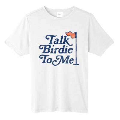 Talk Birdie To Me Funny Golfer Dad Fathers Day Golf Graphic Tall Fusion ChromaSoft Performance T-Shirt