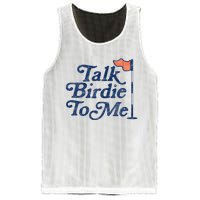 Talk Birdie To Me Funny Golfer Dad Fathers Day Golf Graphic Mesh Reversible Basketball Jersey Tank