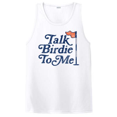 Talk Birdie To Me Funny Golfer Dad Fathers Day Golf Graphic PosiCharge Competitor Tank