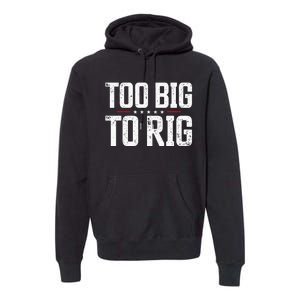 Too Big To Rig 2024 Elections Trump Trump 2024 Premium Hoodie