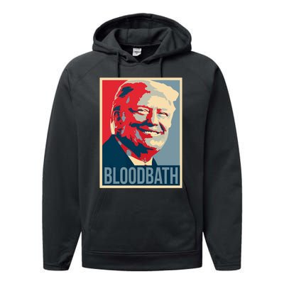 Trump Bloodbath Performance Fleece Hoodie