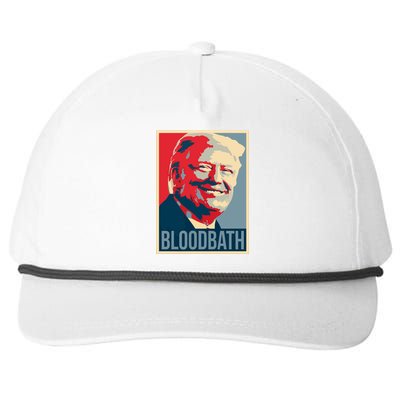 Trump Bloodbath Snapback Five-Panel Rope Hat