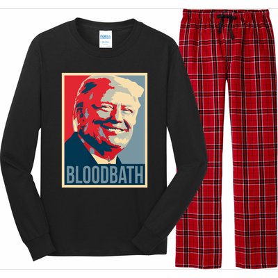 Trump Bloodbath Long Sleeve Pajama Set