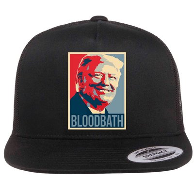 Trump Bloodbath Flat Bill Trucker Hat