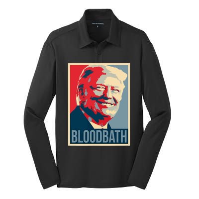 Trump Bloodbath Silk Touch Performance Long Sleeve Polo