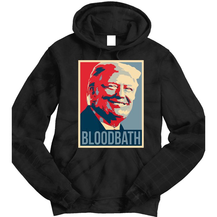 Trump Bloodbath Tie Dye Hoodie