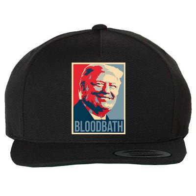 Trump Bloodbath Wool Snapback Cap