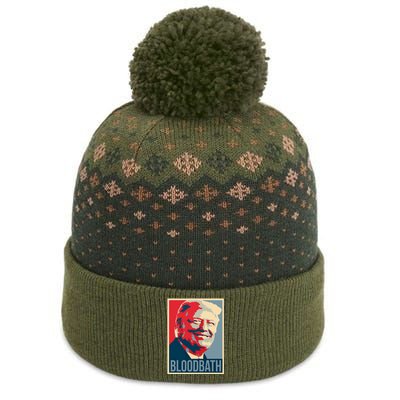 Trump Bloodbath The Baniff Cuffed Pom Beanie