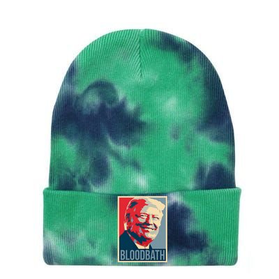 Trump Bloodbath Tie Dye 12in Knit Beanie