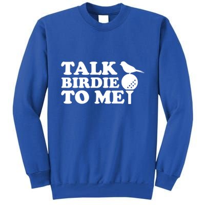 Talk Birdie To Me Golf Funny Gift For Stepdad Gift Tall Sweatshirt
