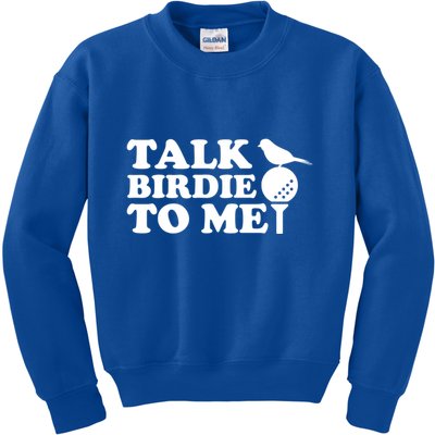 Talk Birdie To Me Golf Funny Gift For Stepdad Gift Kids Sweatshirt