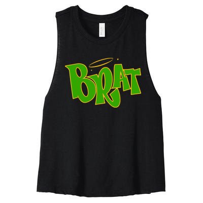 Trending Brat Women's Racerback Cropped Tank