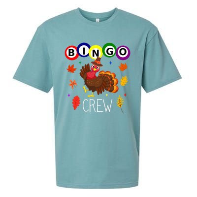 Thanksgiving Bingo Team Cute Turkey  Gambling Sueded Cloud Jersey T-Shirt