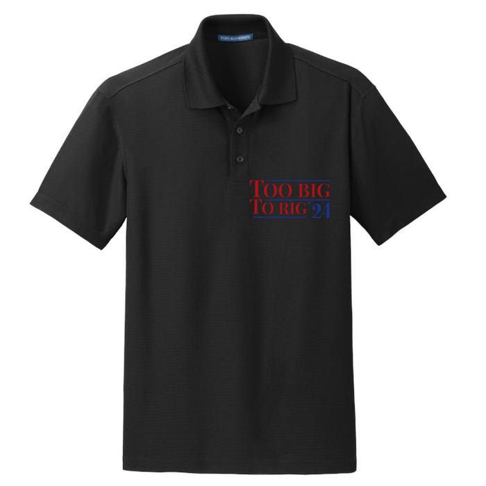 Too Big To Rig Dry Zone Grid Polo